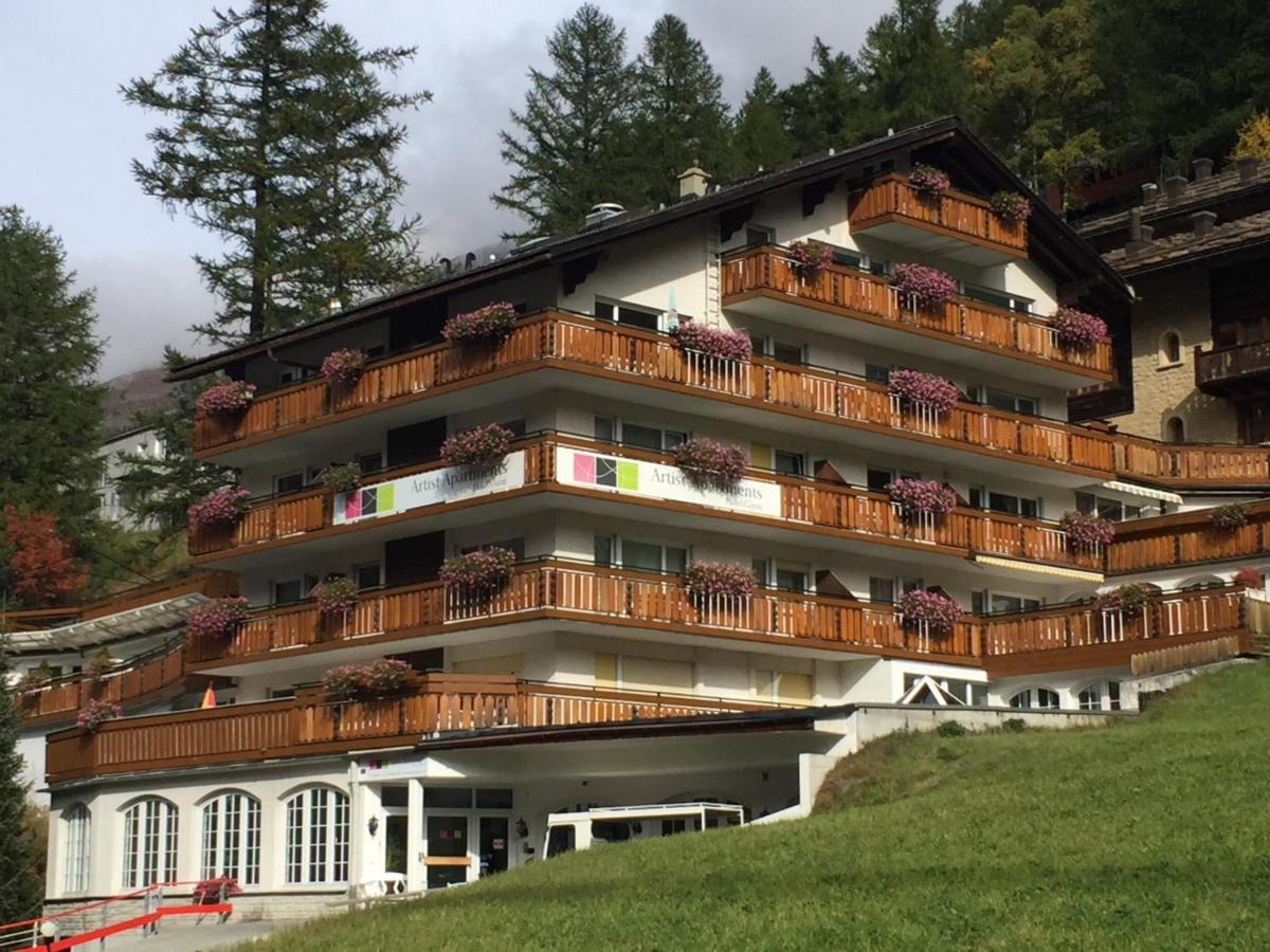 Artist Apartments & Hotel Garni Zermatt Exteriör bild